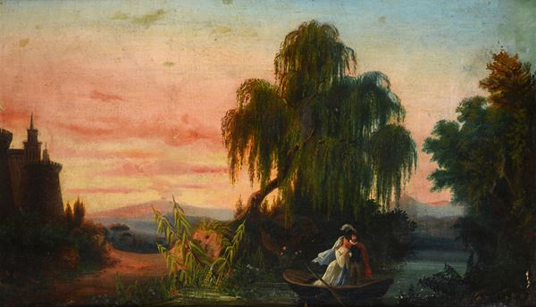 Giuseppe Castiglione - La fuga di Ezilda e Agobar