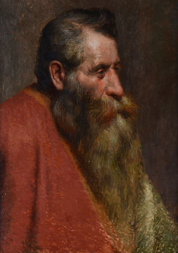 Attr. a Camille Pissarro - Ritratto di uomo con barba