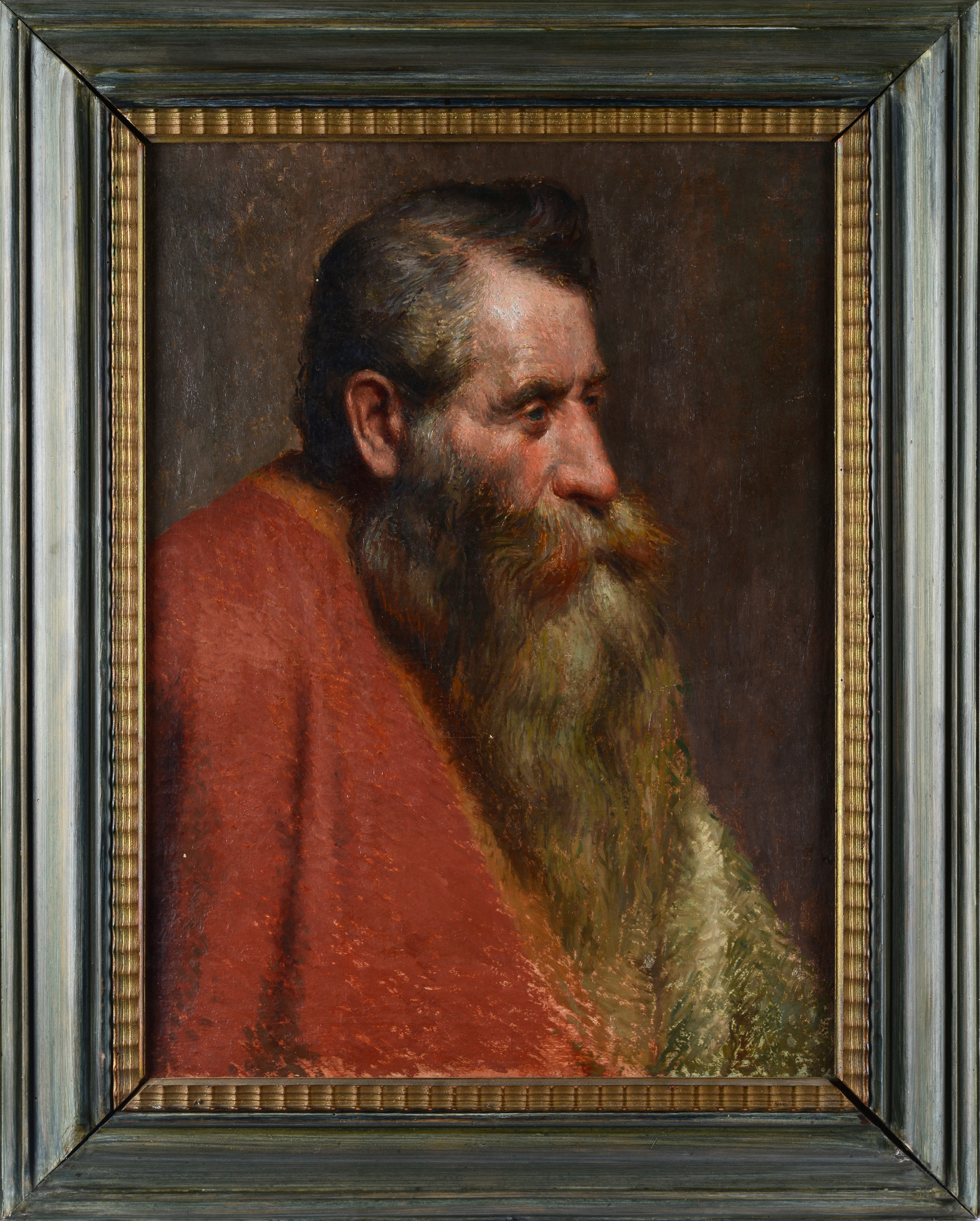 Attr. a Camille Pissarro - Ritratto di Uomo con Barba