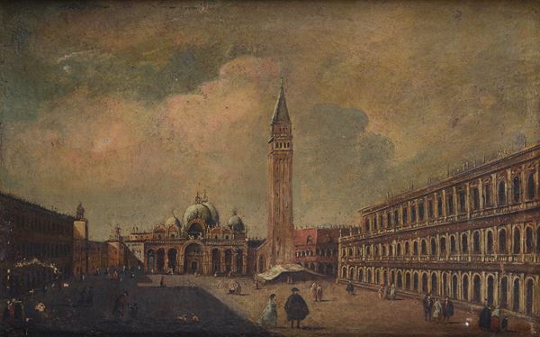 Anonimo, XIX - XX sec. - View of St. Mark&#39;s Square