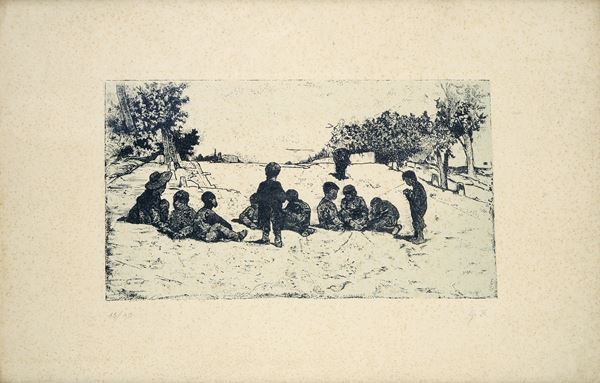 Giovanni Fattori - L'ora della ricreazione