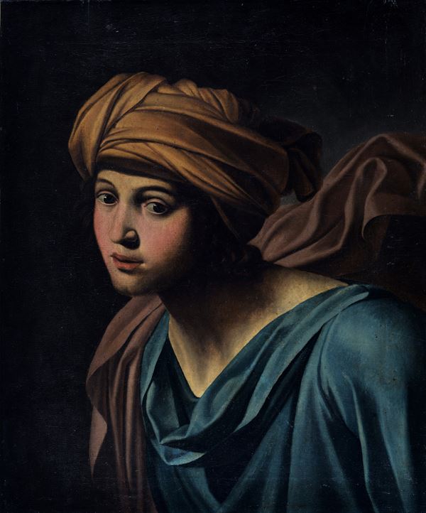 Anonimo, XVIII - XIX sec. - Woman with turban