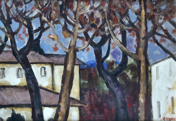 Renzo Grazzini - Houses and trees