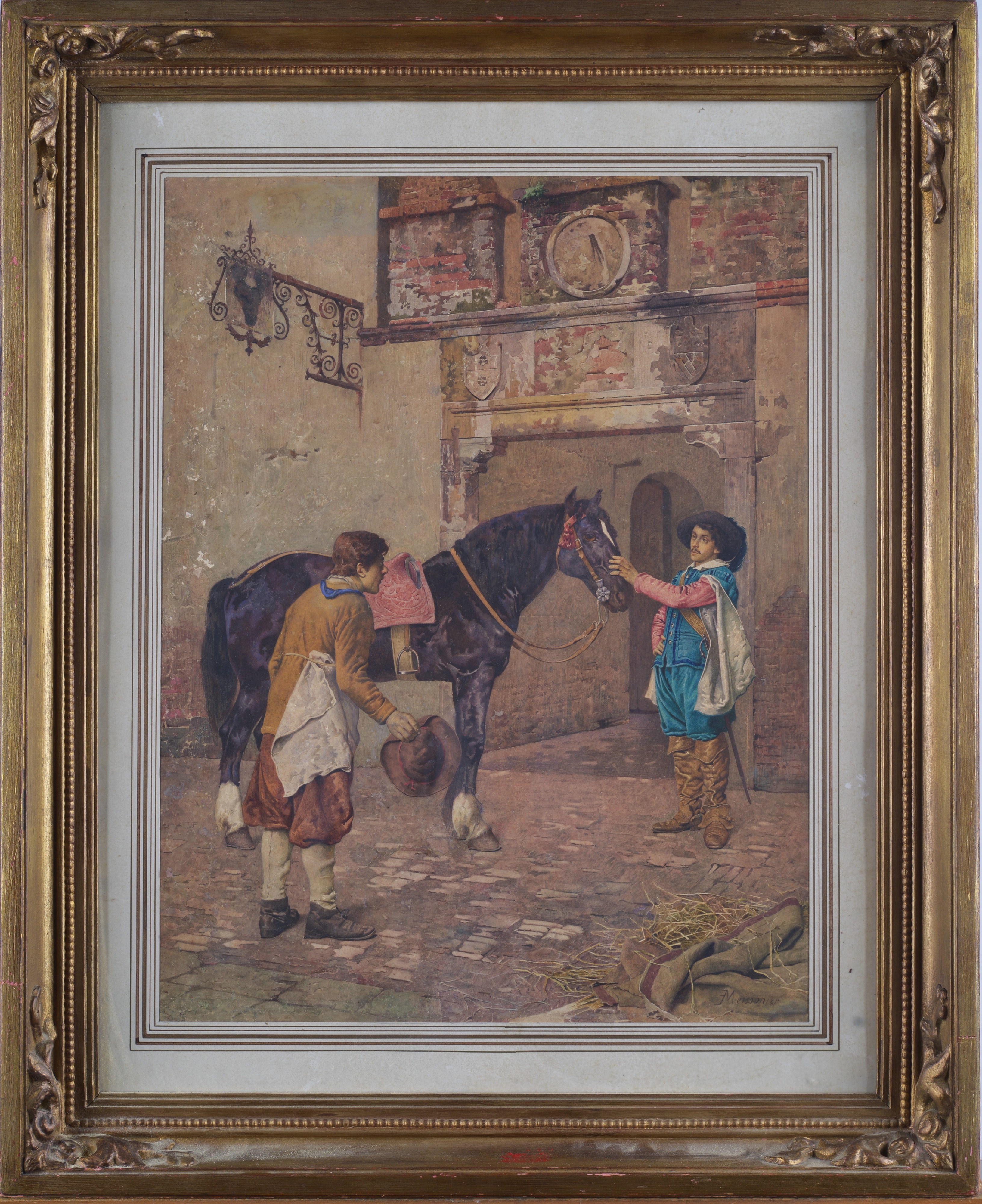 Jean Louis Ernest Messonier, Théodor Axentowicz - Arrivo alla Locanda