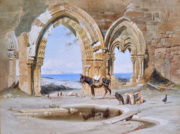 Carl Friedrich Heinrich Werner - Rovine a Palermo