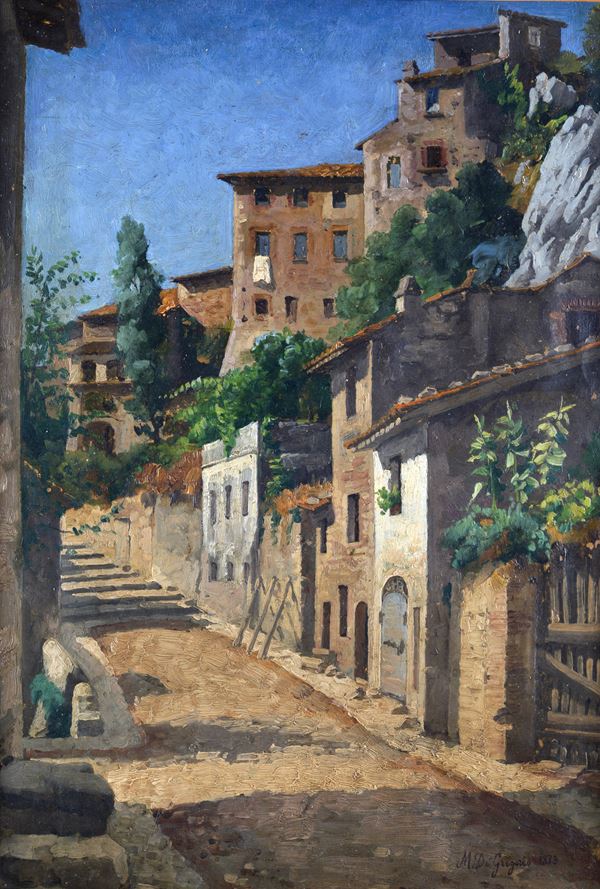 Marco De Gregorio - Paesaggio con case