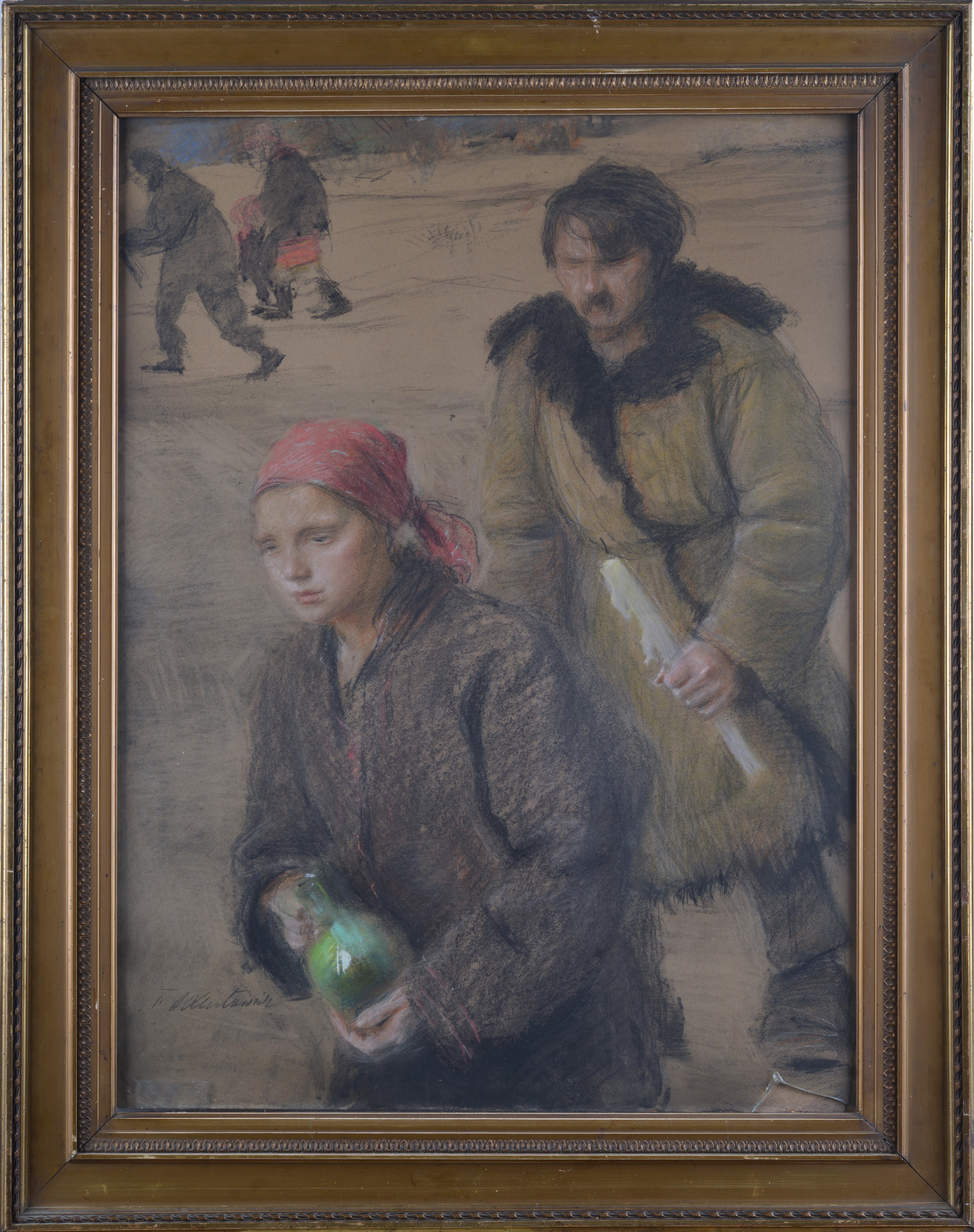 Attr. a Johannes Bosboom, Théodor Axentowicz - Donne