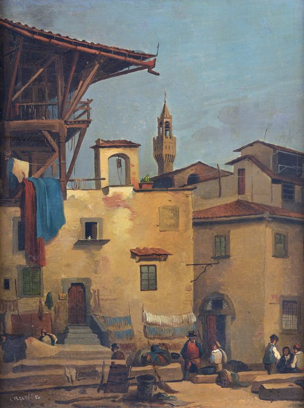 Giuseppe Canella - Scorcio fiorentino