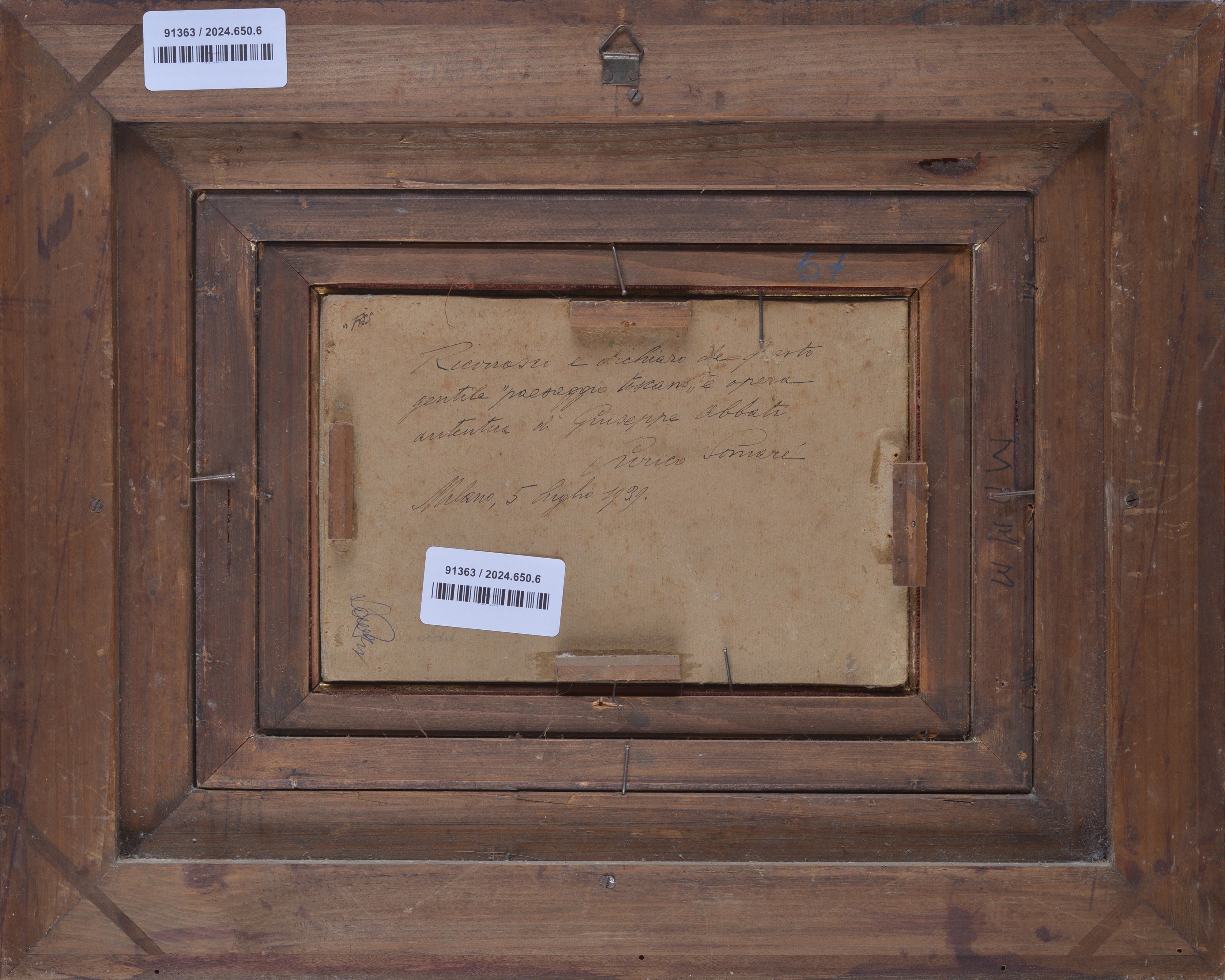 Paesaggio con covoni e carretto