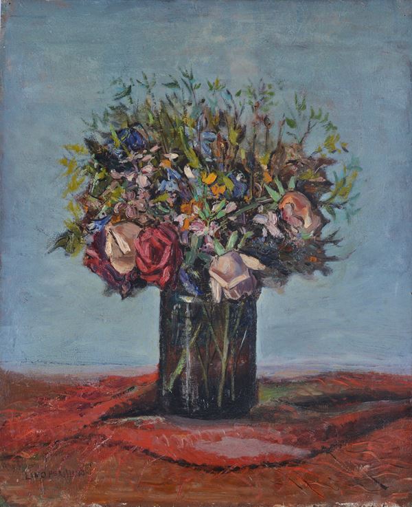 Lino Perissinotti - Vase of flowers