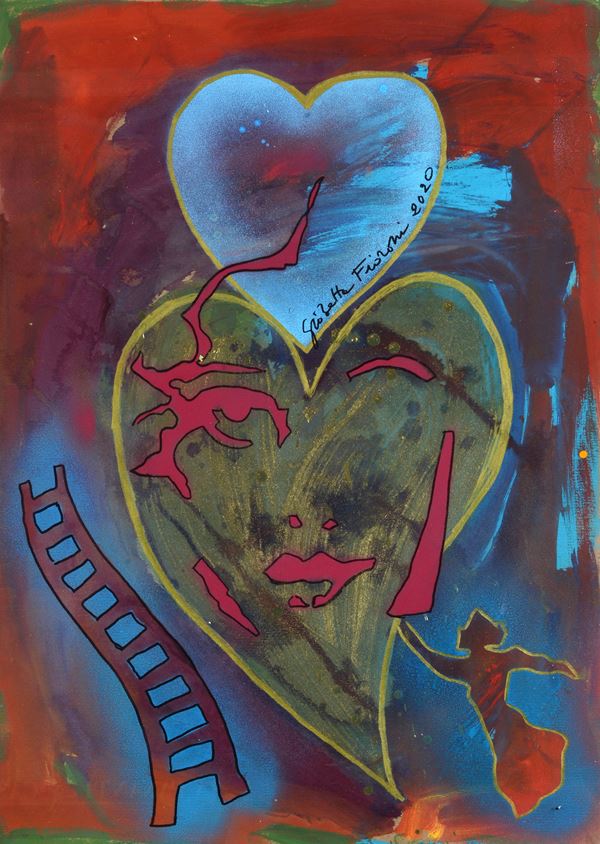 Giosetta Fioroni - Jokes, the girl&#39;s jumps