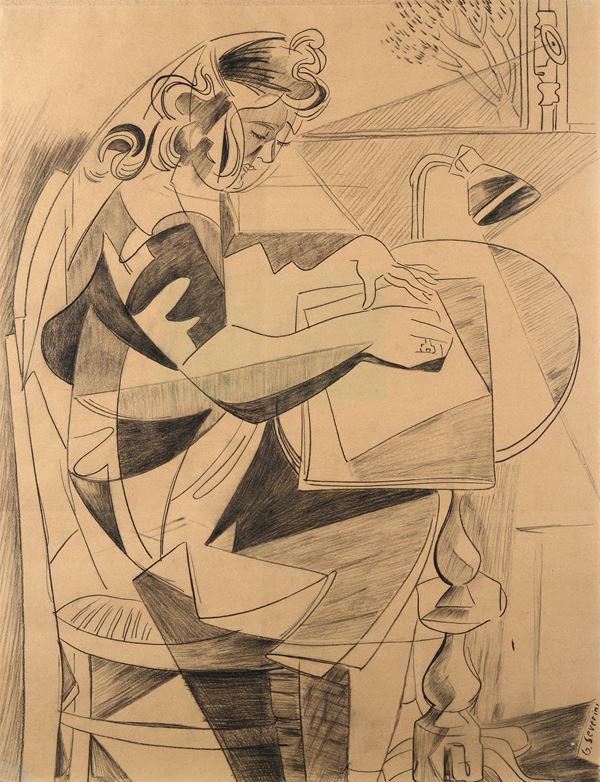 Gino Severini - Roman at the table