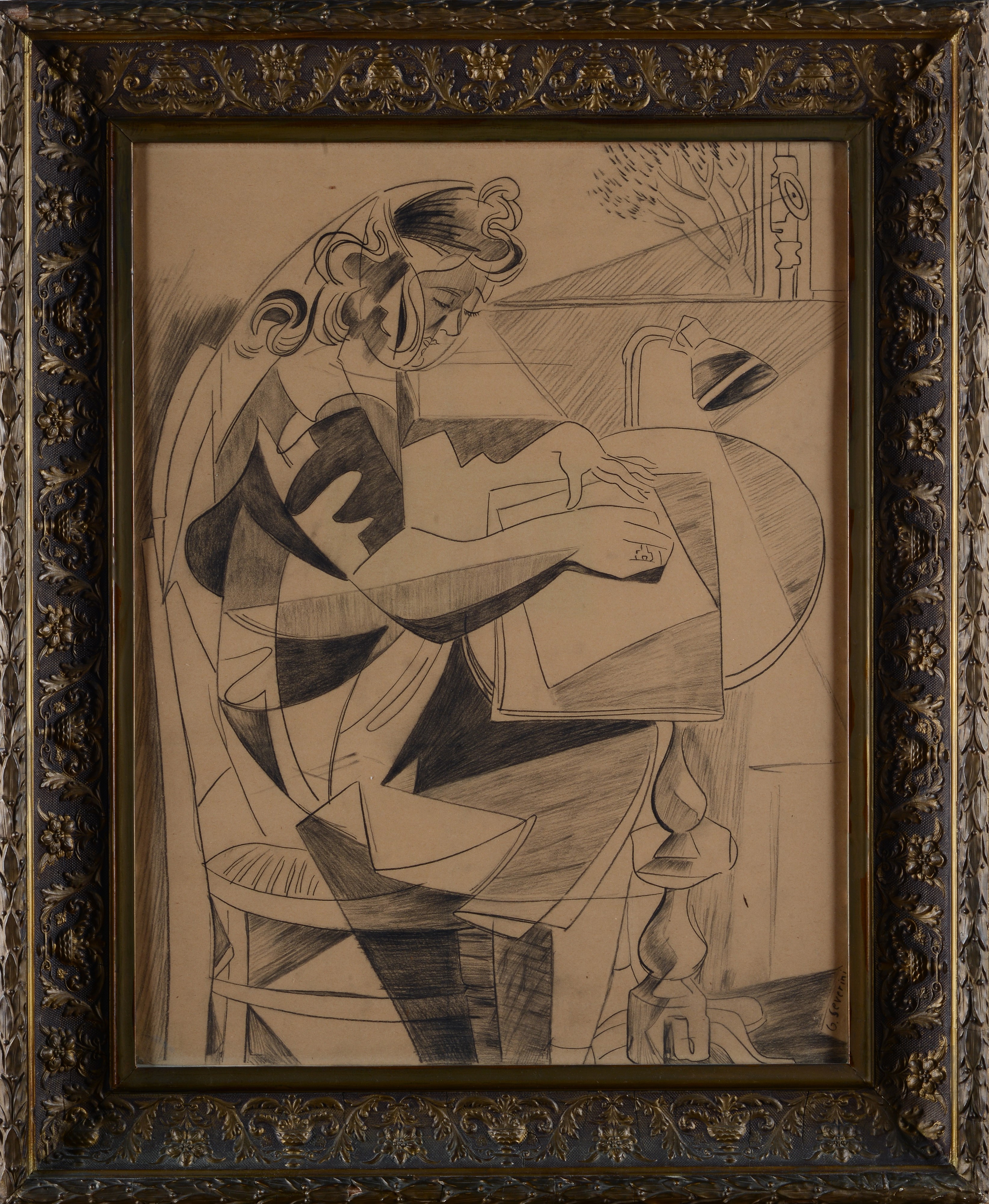 Gino Severini - Romana al Tavolo