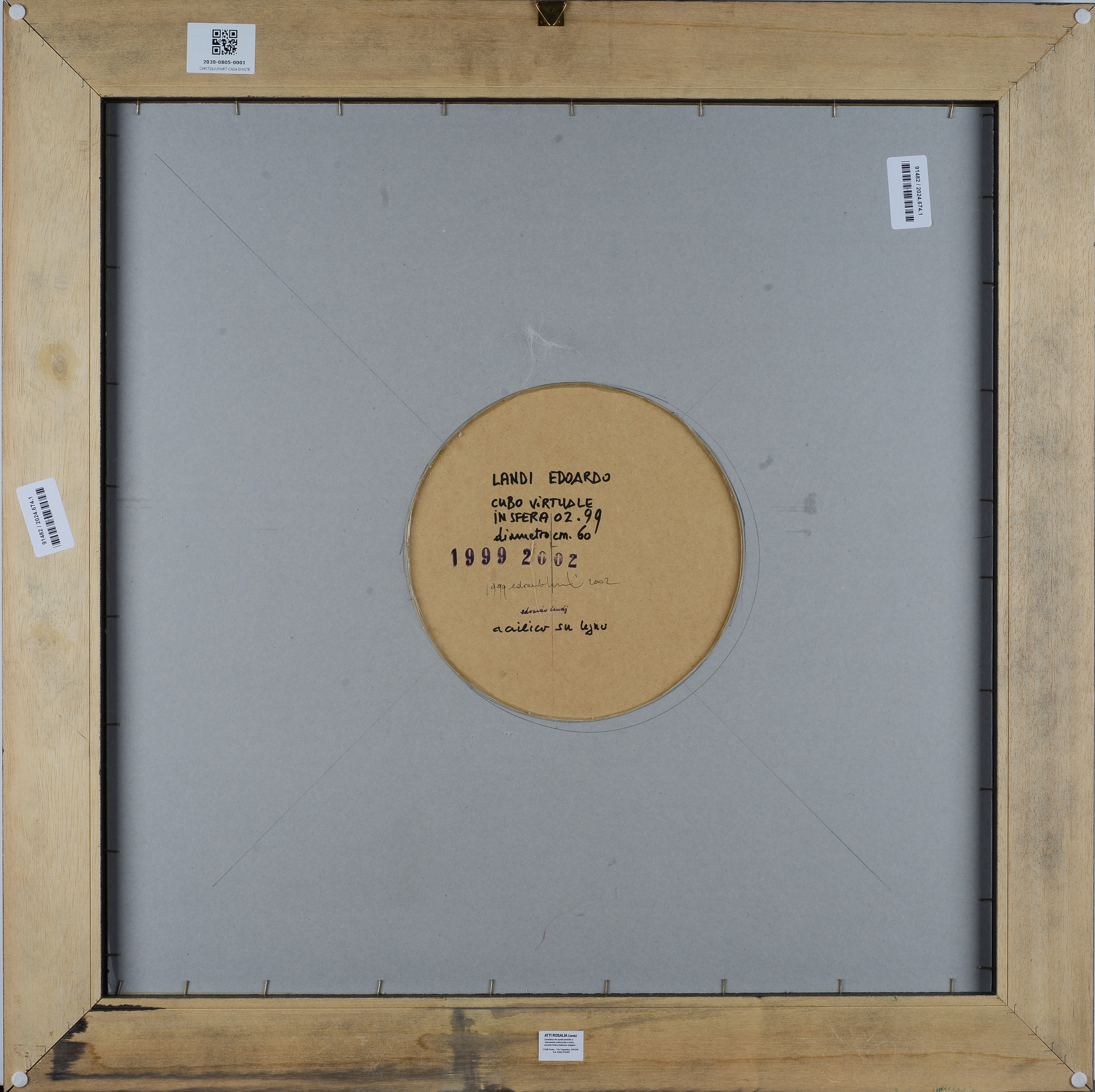 Edoardo Landi - Cubo Virtuale in Sfera
