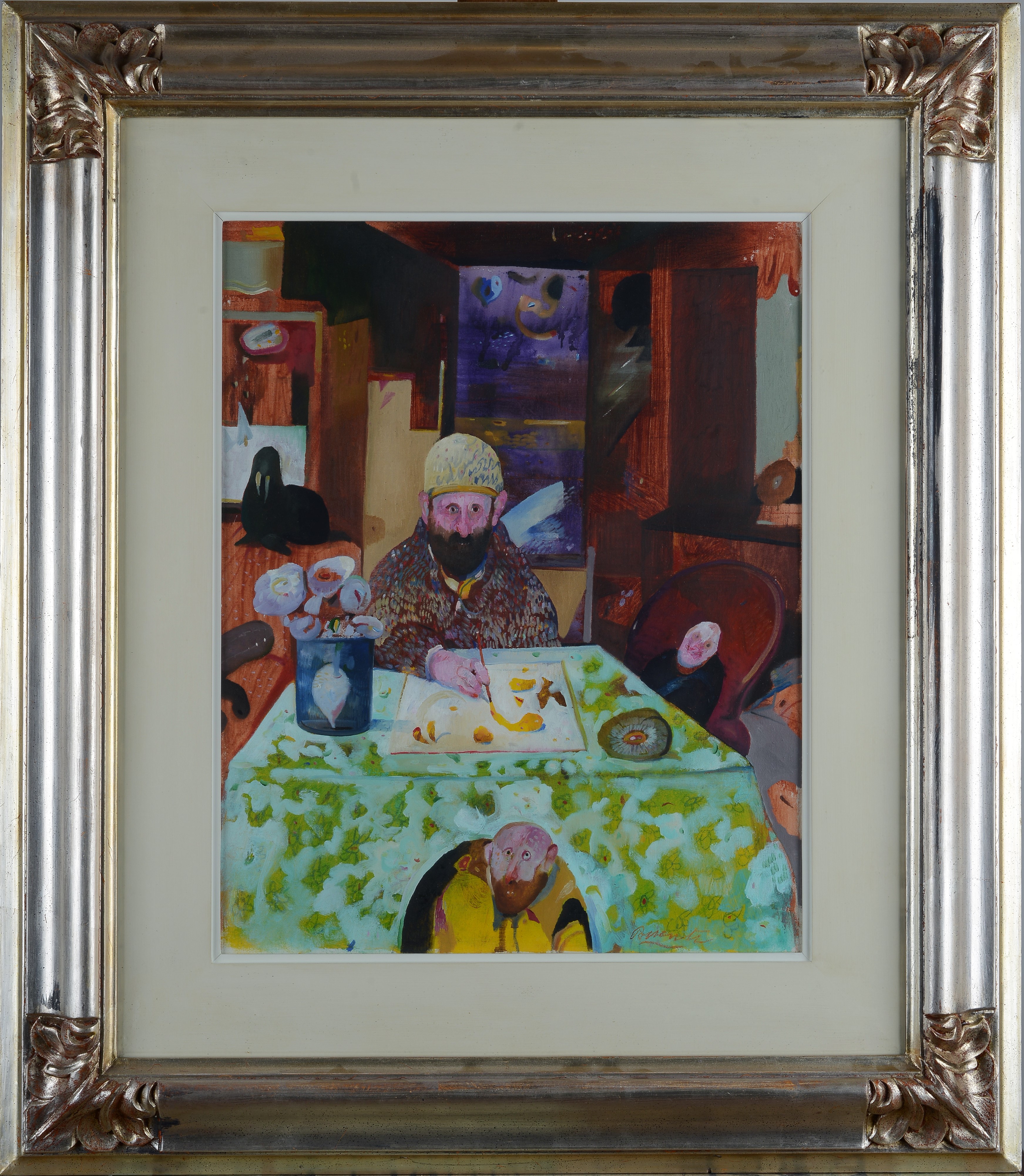 Il pittore al tavolo