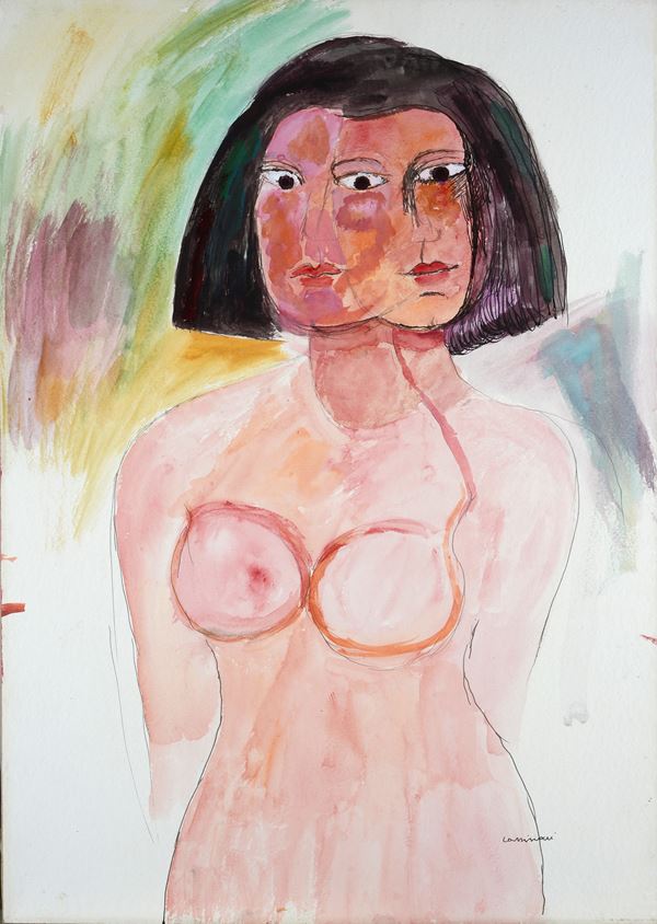 Bruno Cassinari - Female Nude