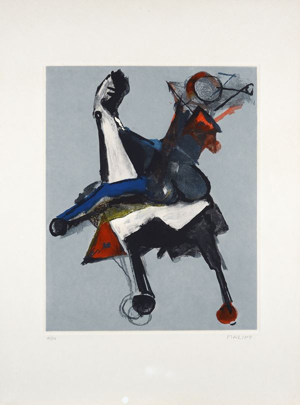 Marino Marini : Shakespeare  (1977)  - Acquatinta - Asta ARTE MODERNA E CONTEMPORANEA - Galleria Pananti Casa d'Aste