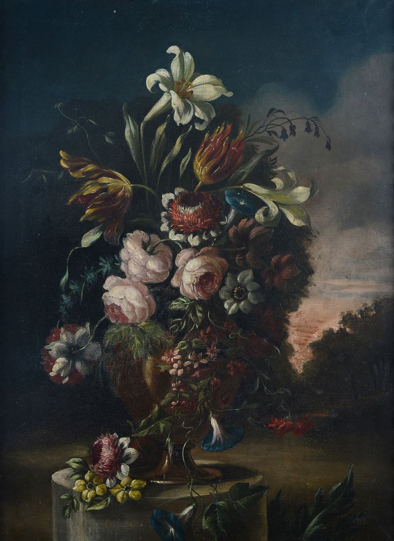 Vaso con fiori