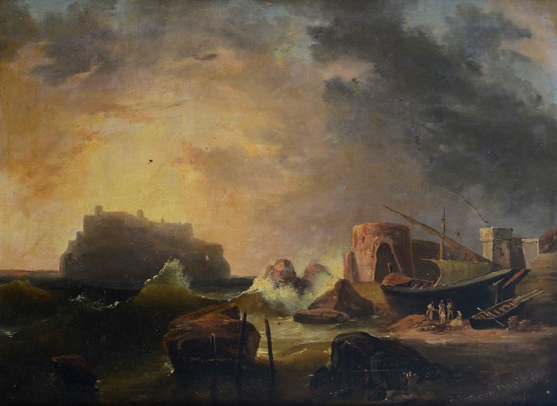 Anonimo Russo, XIX Sec. - Ischia