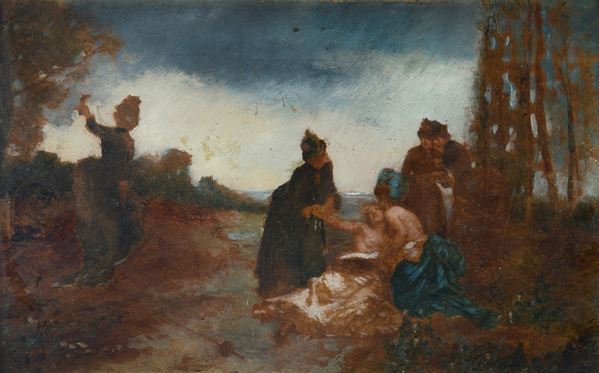 Anonimo, XIX sec. - After the duel