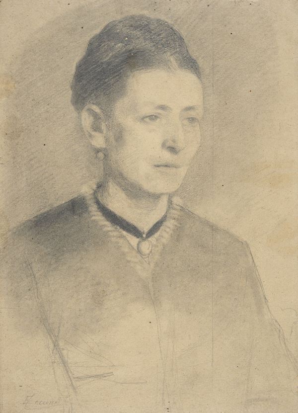Eugenio Cecconi - Ritratto di donna