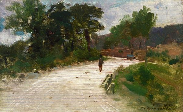 Federico Andreotti - Landscape with figure