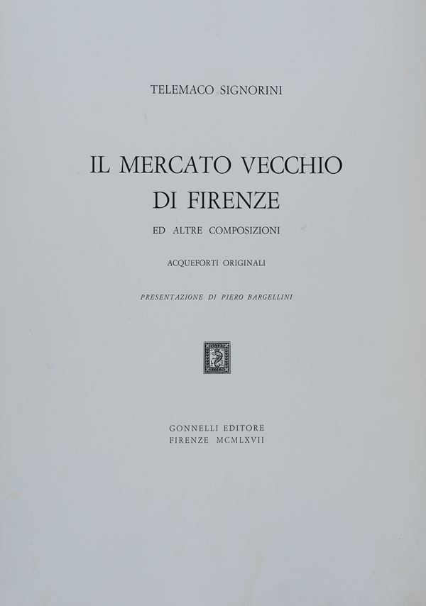 Telemaco Signorini - Il Mercato Vecchio di Firenze