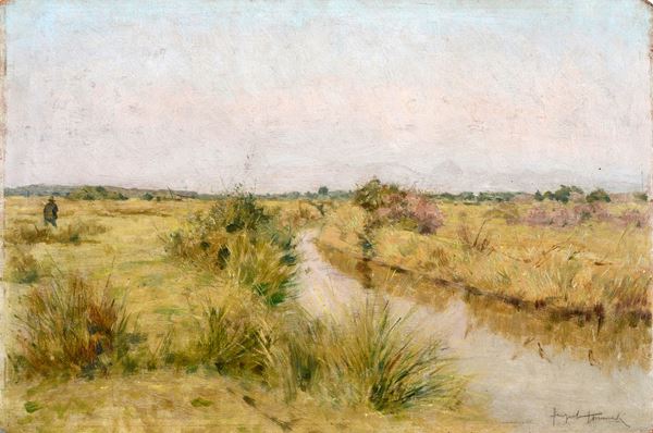 Angiolo Tommasi - Paesaggio della Maremma