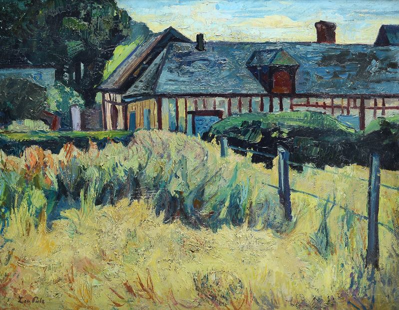 Paesaggio con case