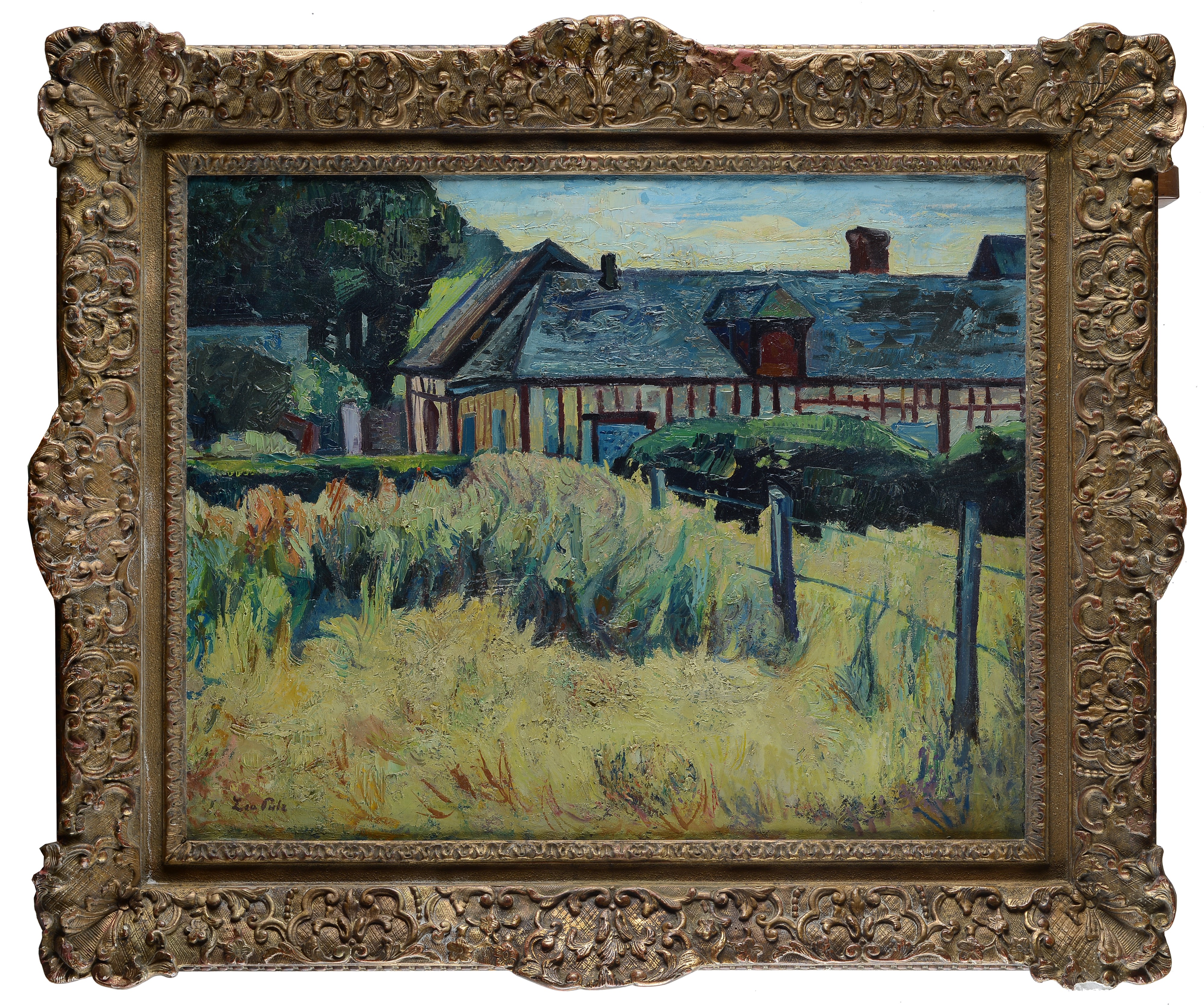 Paesaggio con case