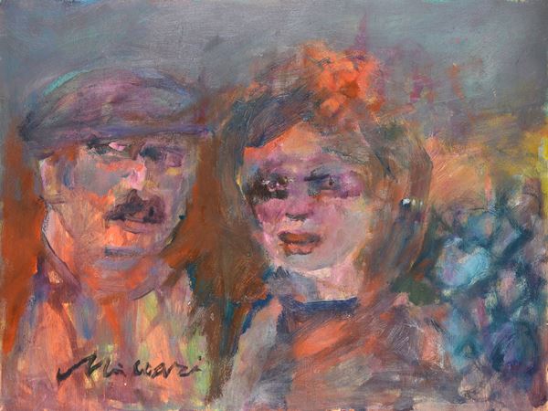 Mino Maccari - Due figure