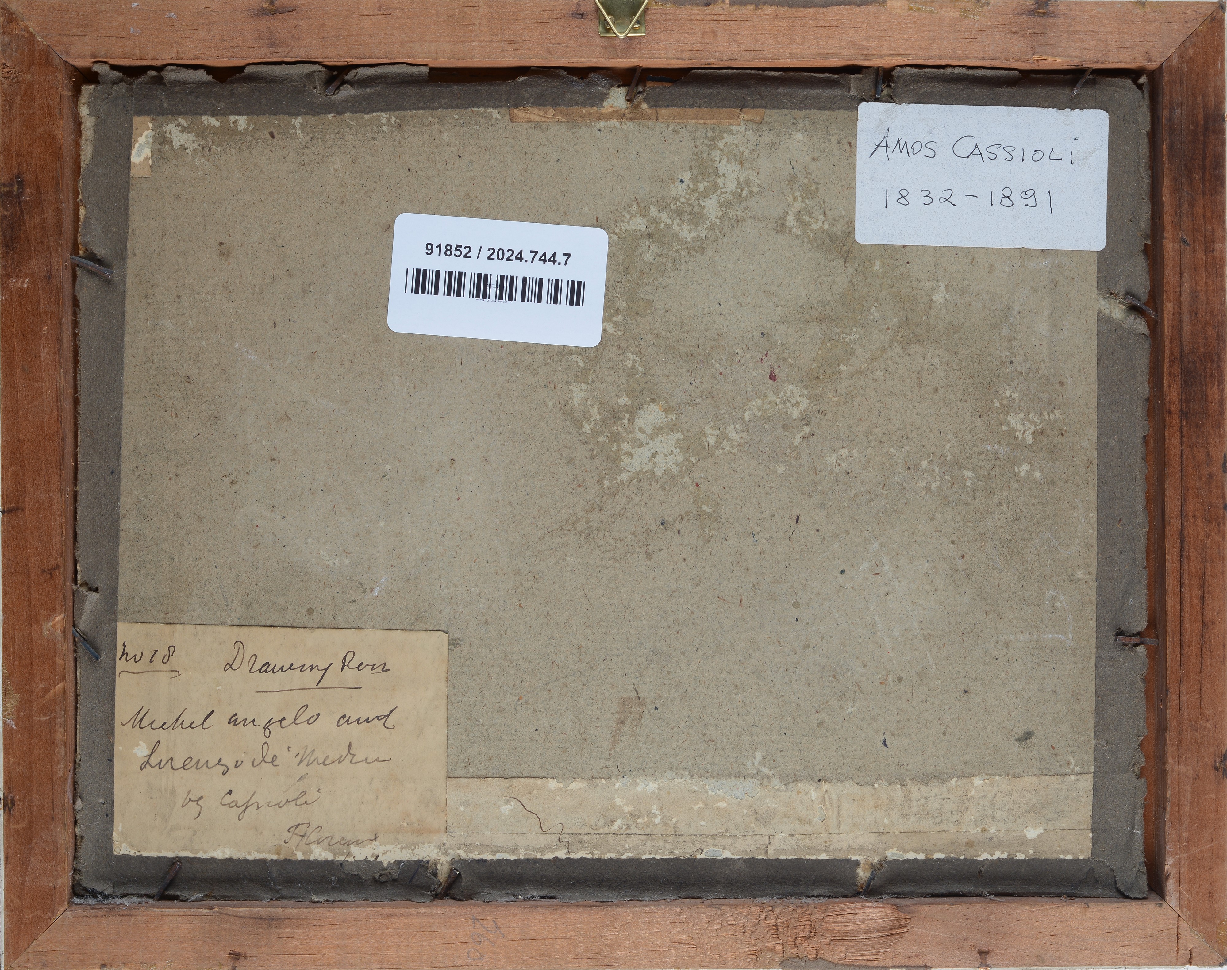 Michelangelo presenta la testa di Fauno a Lorenzo De Medici nel Giardino di San Marco