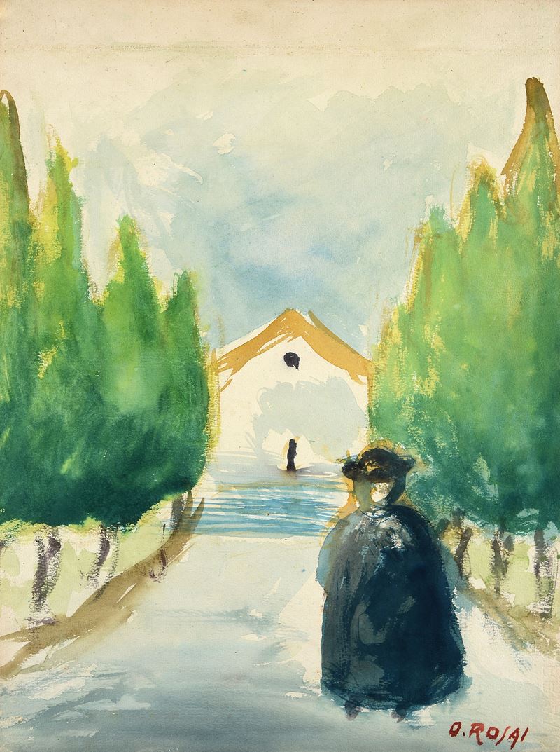 Pretino verso la chiesa