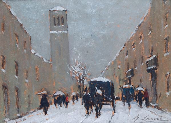 Giovanni Lomi - Nevicata