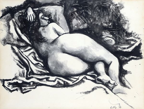Renato Guttuso - Naked