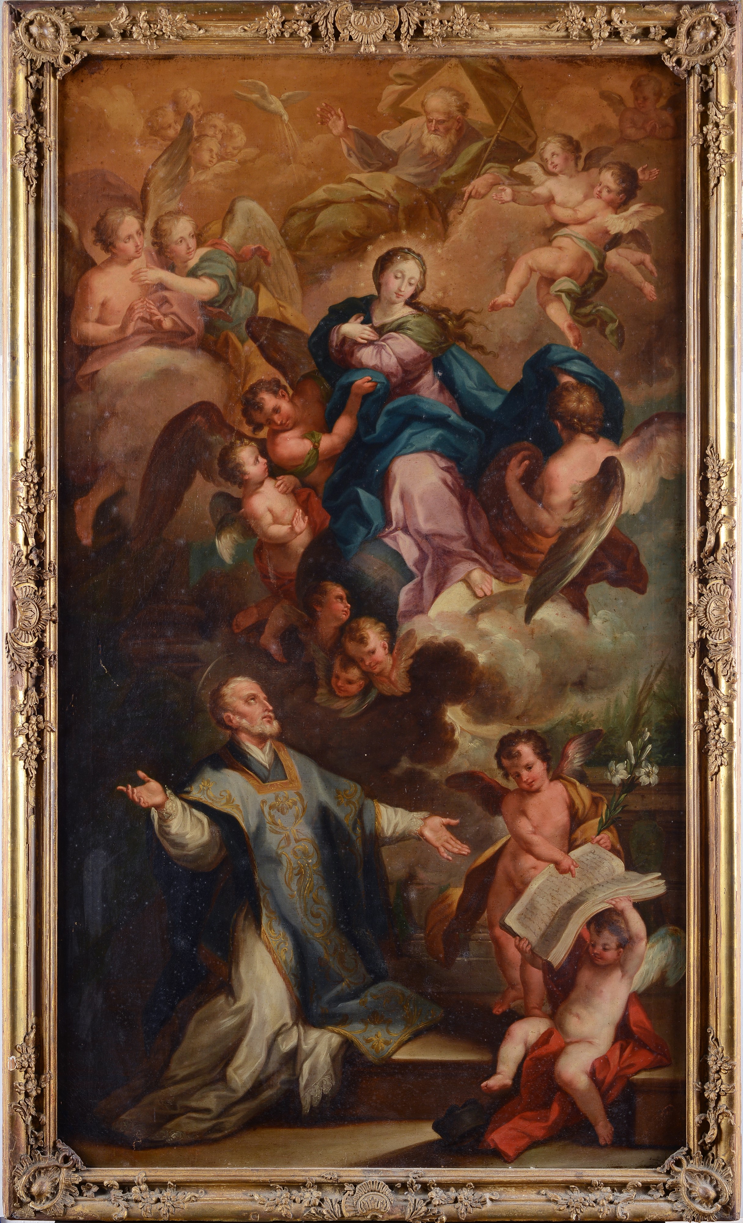 La Vergine in Gloria appare a San Filippo Neri