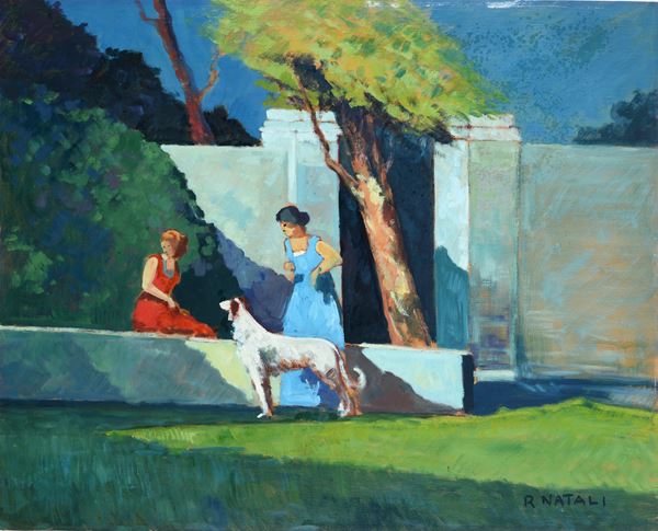 Renato Natali - Figure in giardino