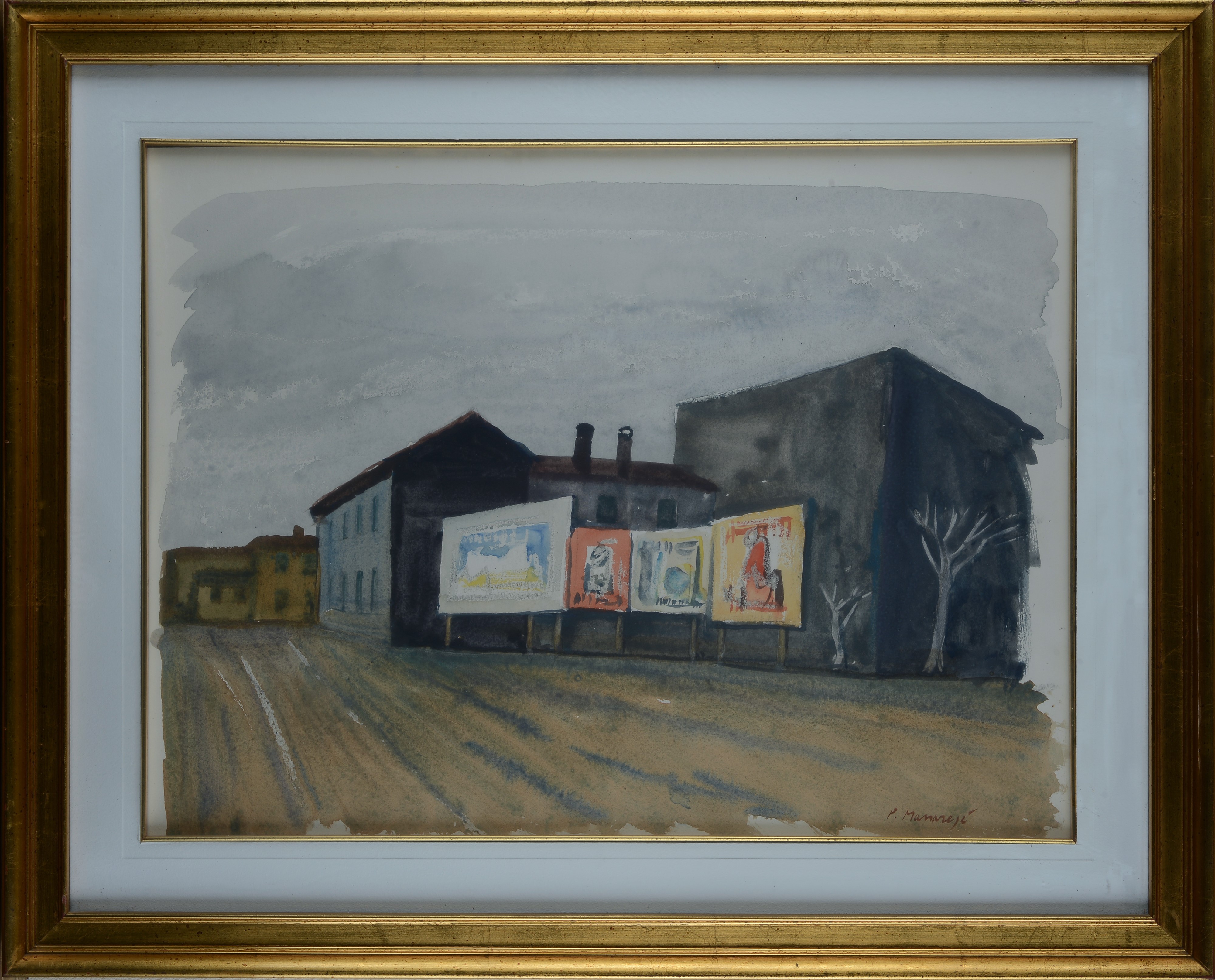 Manifesti pubblicitari in periferia