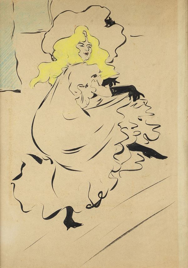 Scuola Francese, XIX sec. - Ballerina