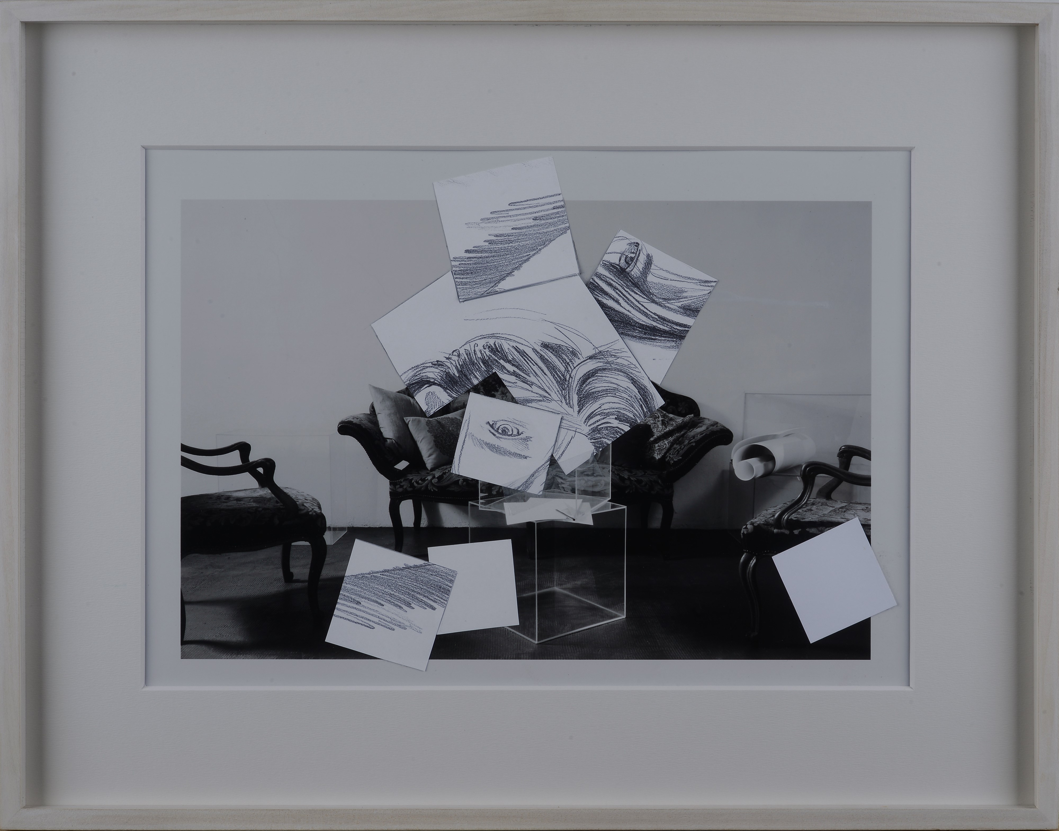 Giulio Paolini - Studio per Sala D'attesa (matita su Carta)