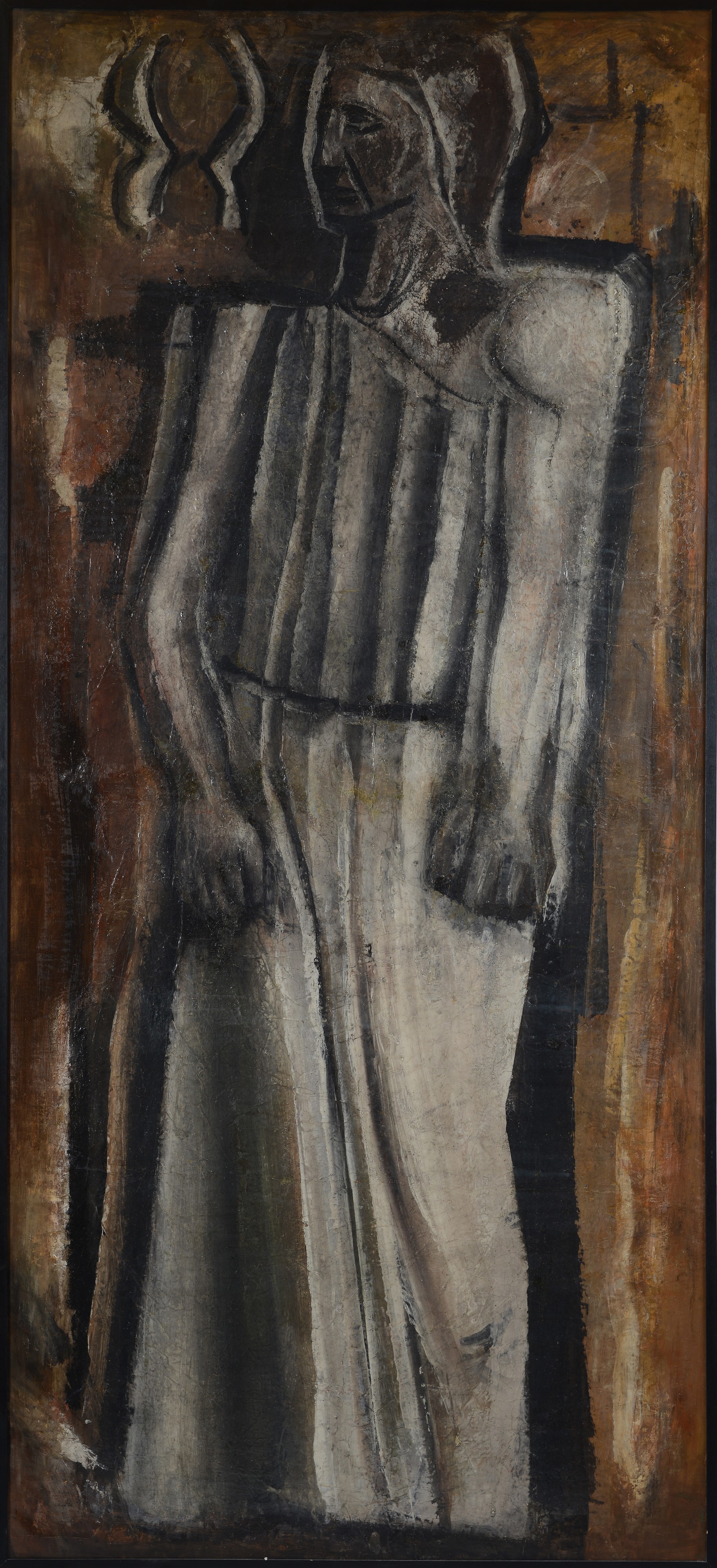 Cartone per la figura dell'Italia dell'affresco Venezia, L'Italia e gli Studi, nell'Aula magna de...