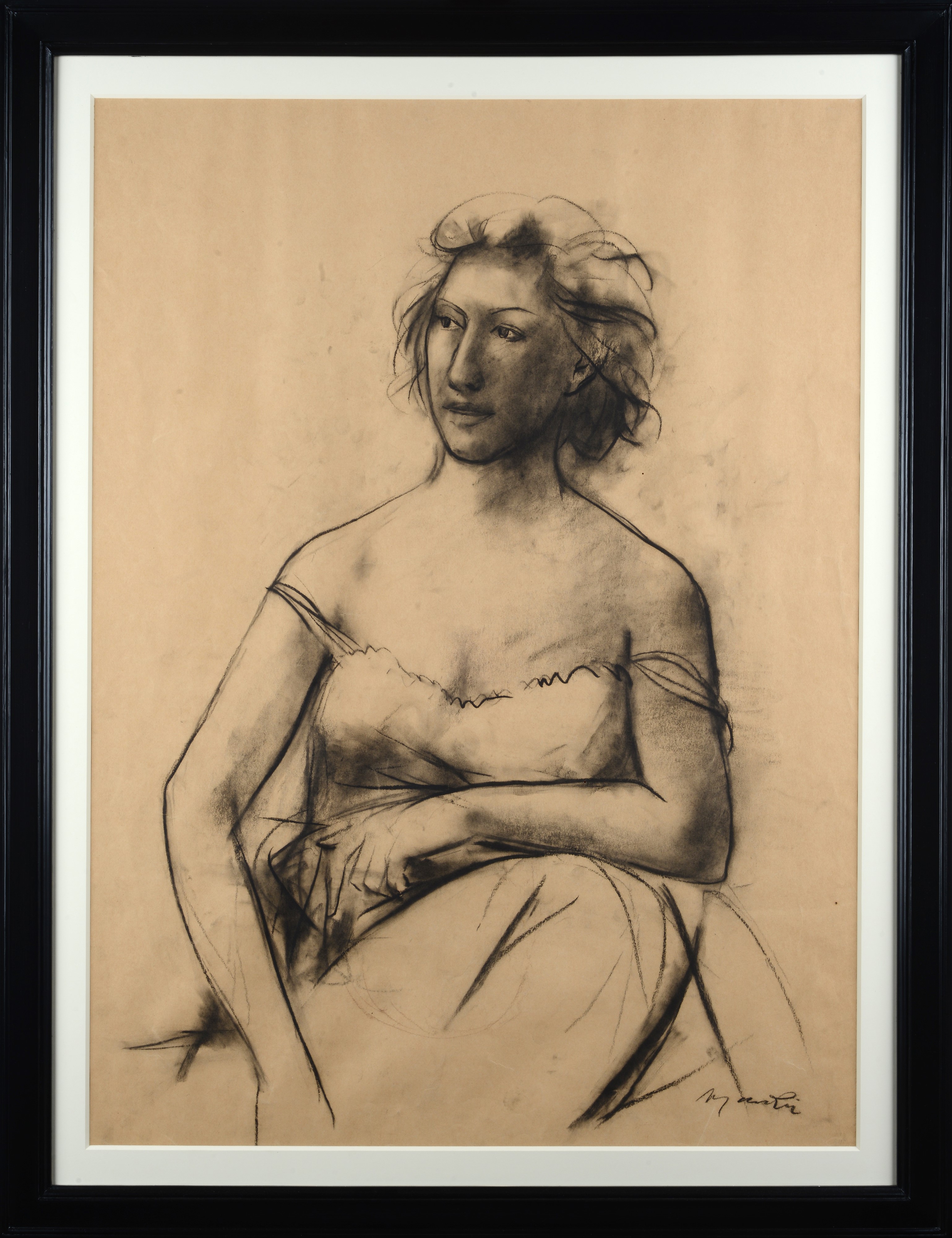 Studio per grande ritratto di signora