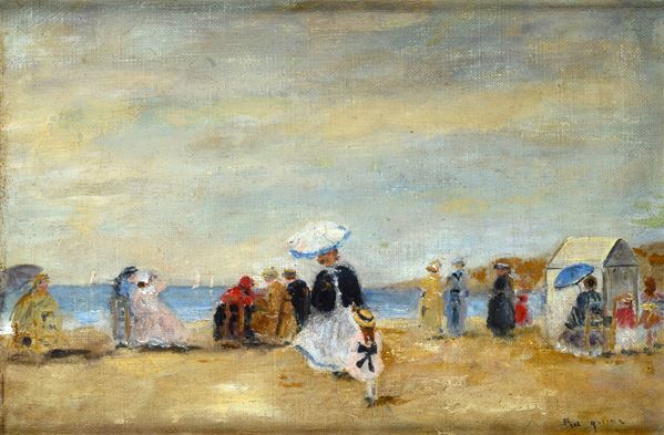 Attr. a Raffaele Ragione - Sulla spiaggia