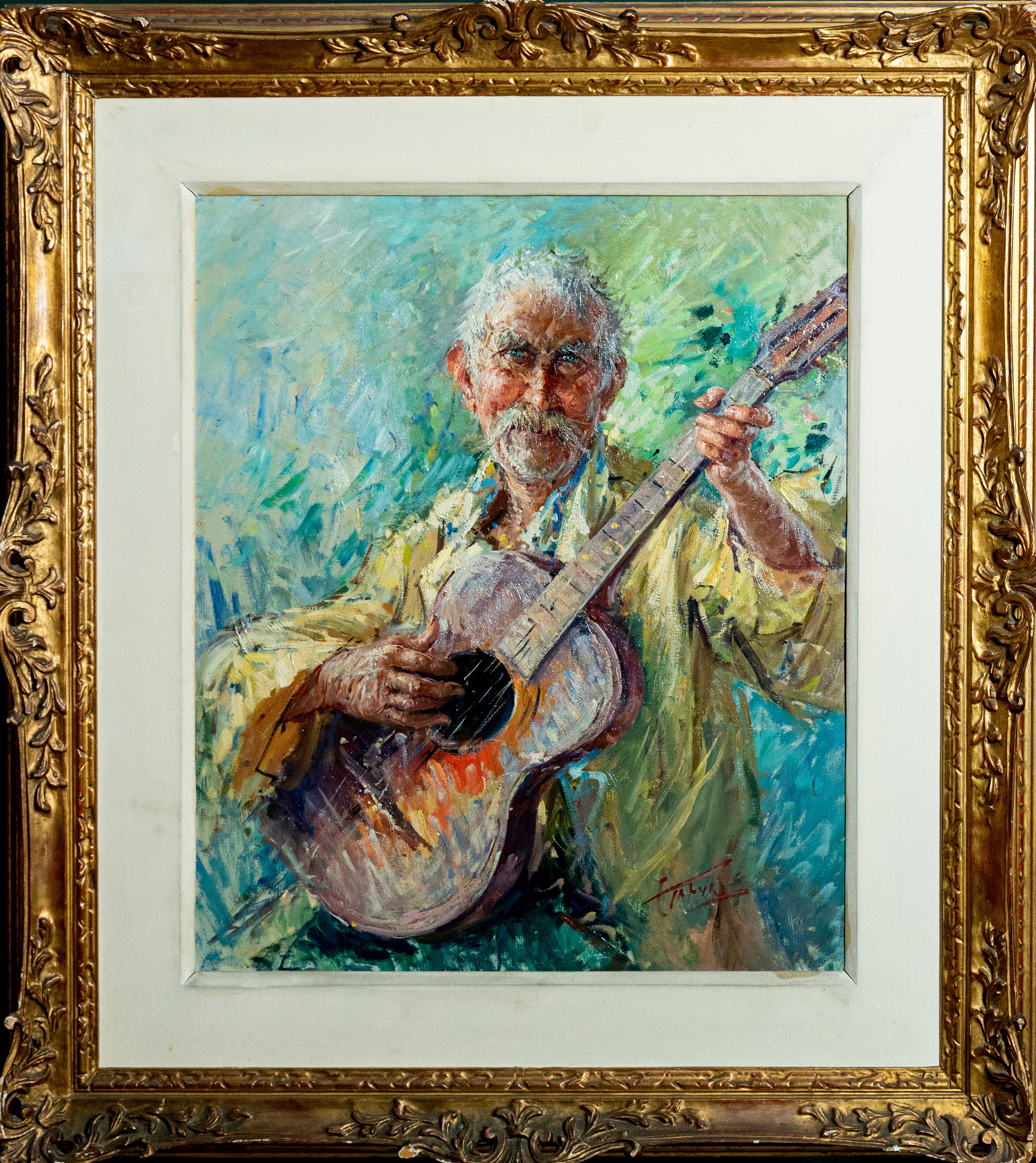 Vecchio con chitarra