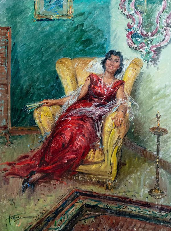 Clemente Tafuri - Ritratto di signora