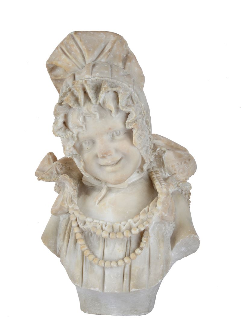 Bambina con cuffietta