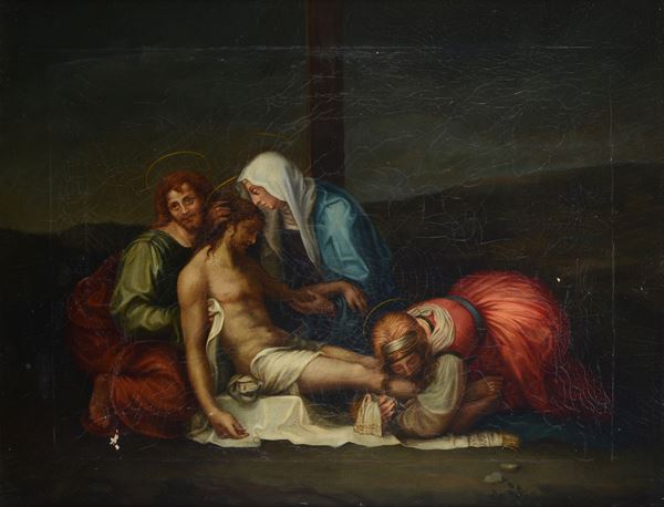 Anonimo, XIX sec. - Compianto (copia da Fra Bartolomeo)