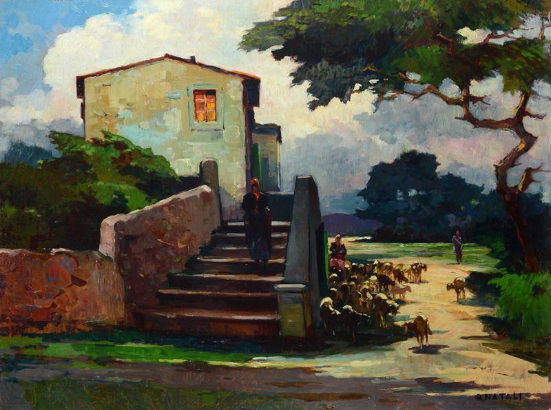 Gregge al crepuscolo