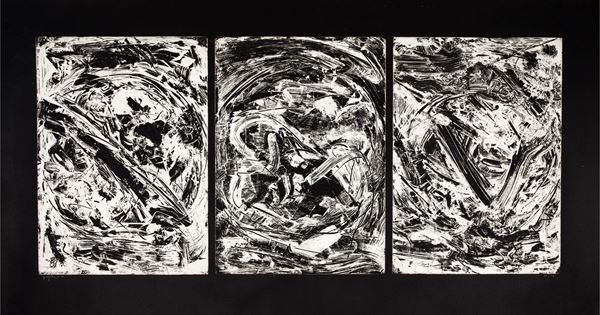Emilio Vedova - TRITTICO "OLTRE