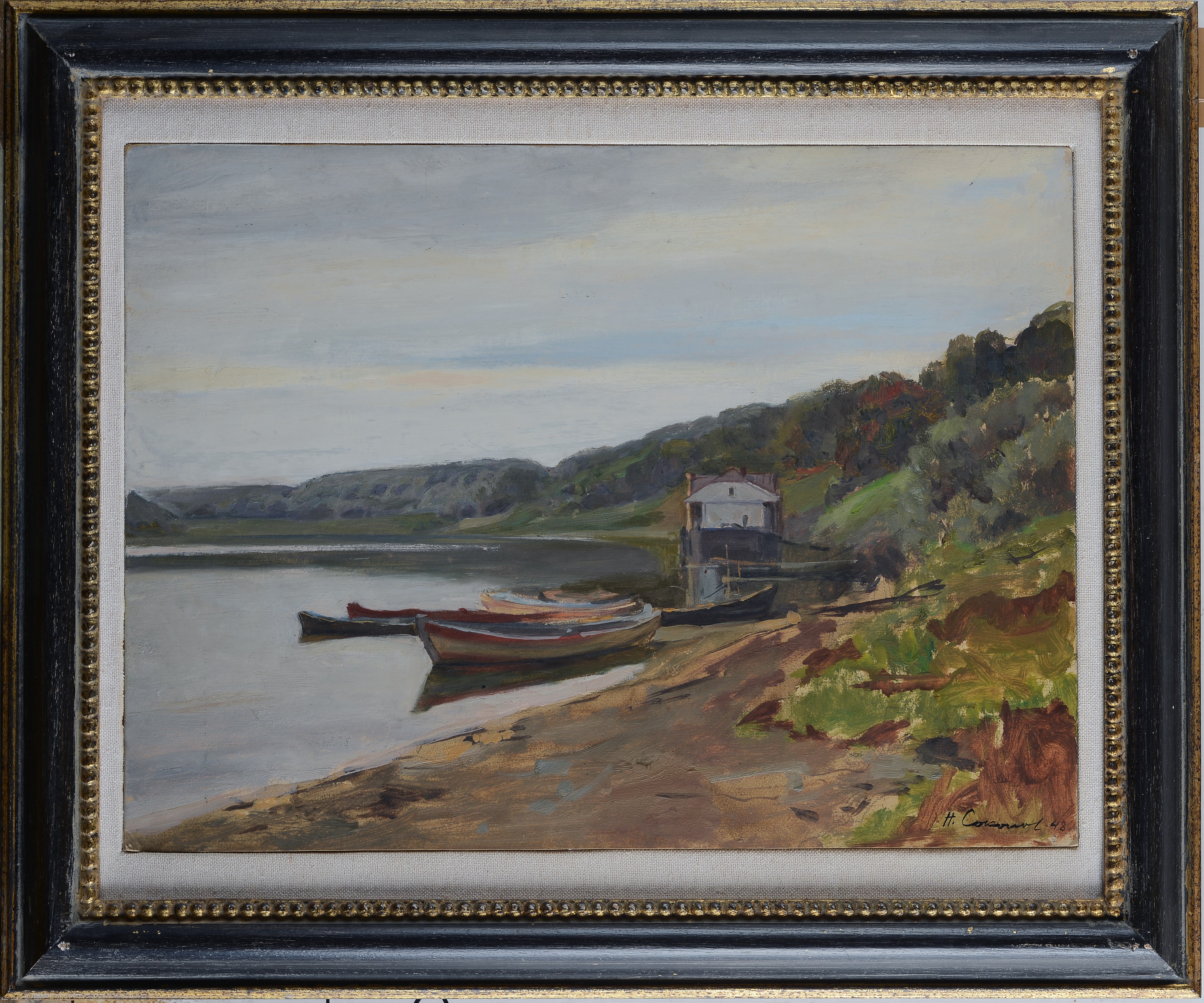 Nikolaï Alexandrov Sokolov - Barche Sull'oka